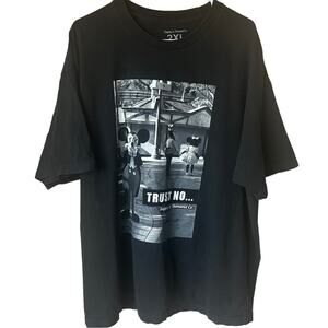 Supply & Denim men’s size 2xl black trust no one t shirt Mickey Minnie Goofy